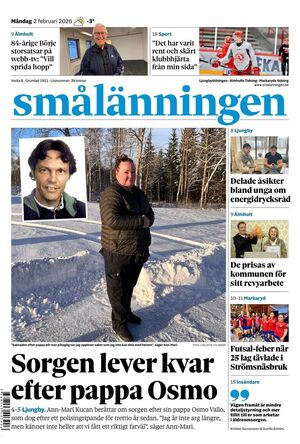 Förstasida Smålänningen