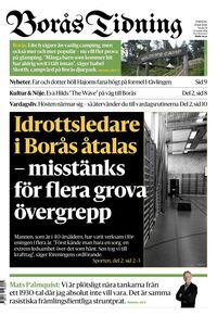 Förstasida Borås Tidning
