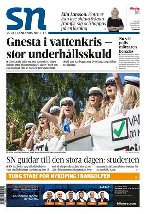 Förstasida Södermanlands Nyheter