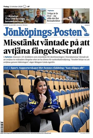 Förstasida Jönköpings-Posten