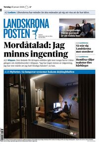 Förstasida Landskrona Posten