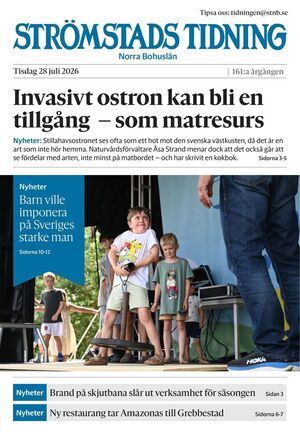 Förstasida Strömstads Tidning