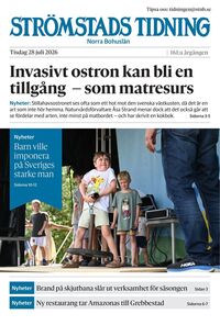Förstasida Strömstads Tidning