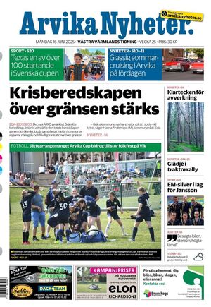 Förstasida Arvika Nyheter