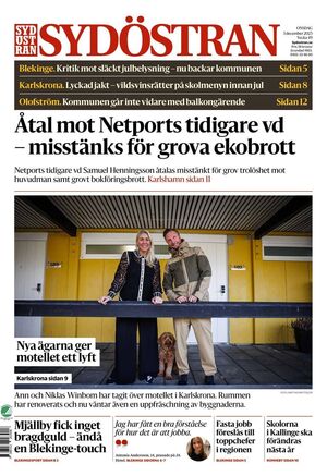 Förstasida Sydöstran