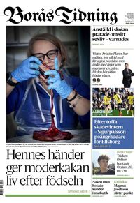 Förstasida Borås Tidning