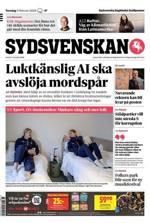 Förstasida Sydsvenskan Malmö
