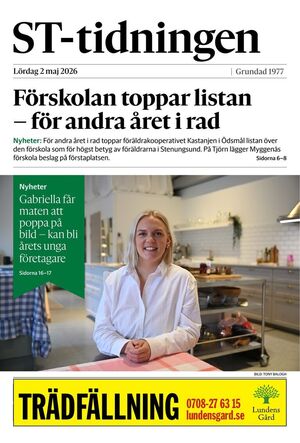 Förstasida ST-tidningen