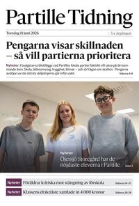 Förstasida Partille Tidning