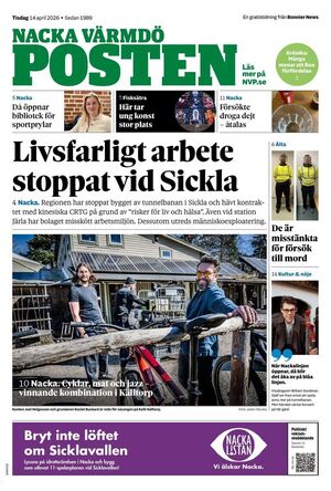 Förstasida Nacka Värmdö Posten Värmdö