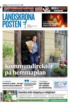 Förstasida Landskrona Posten