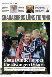 Förstasida Skaraborgs Läns Tidning