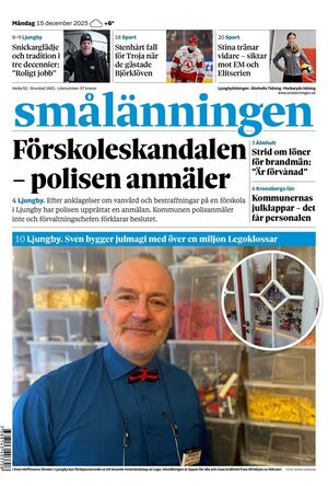 Förstasida Smålänningen
