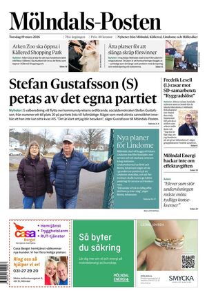 Förstasida Mölndals-Posten