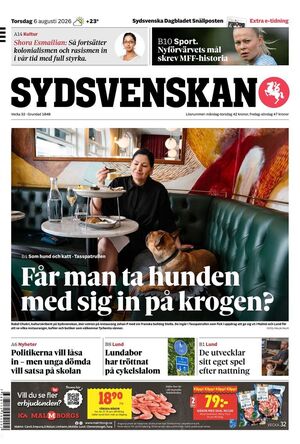 Förstasida Sydsvenskan Malmö