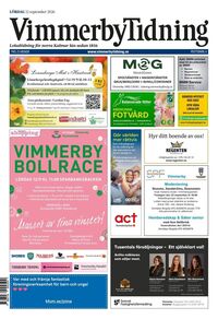 Förstasida Vimmerby Tidning