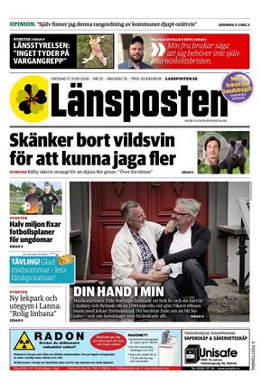 Förstasida Länsposten