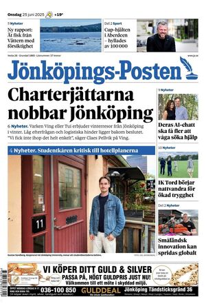 Förstasida Jönköpings-Posten