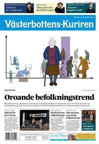 Förstasida Västerbottens-Kuriren