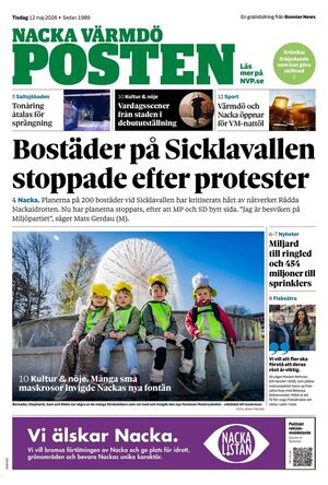 Förstasida Nacka Värmdö Posten Värmdö