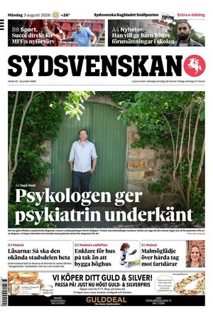 Förstasida Sydsvenskan Malmö