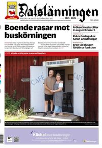Förstasida Dalslänningen