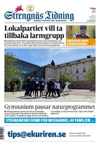 Förstasida Strengnäs Tidning