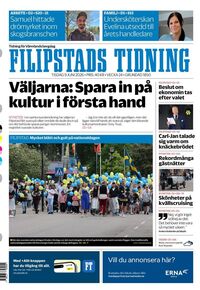 Förstasida Filipstads Tidning