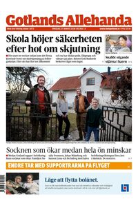 Förstasida Gotlands Allehanda