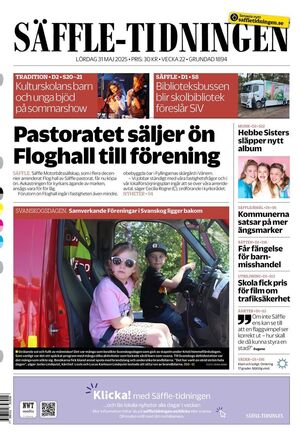 Förstasida Säffle-Tidningen