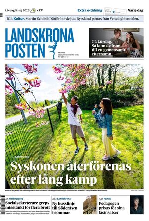 Förstasida Landskrona Posten