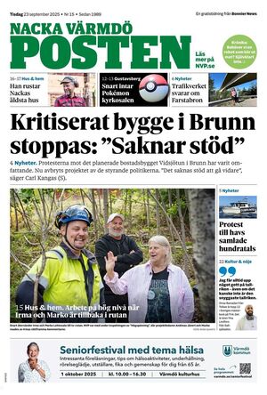 Förstasida Nacka Värmdö Posten Värmdö