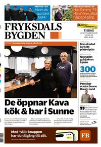 Förstasida Fryksdalsbygden