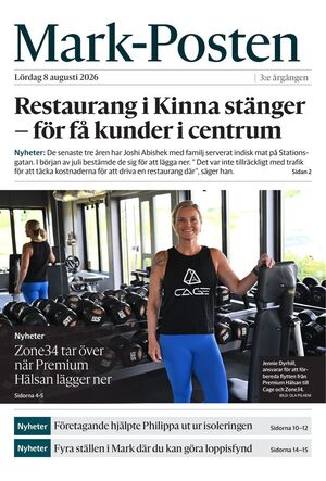 Förstasida Mark-Posten