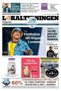 Förstasida Lokaltidningen Höganäs