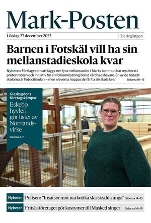 Förstasida Mark-Posten