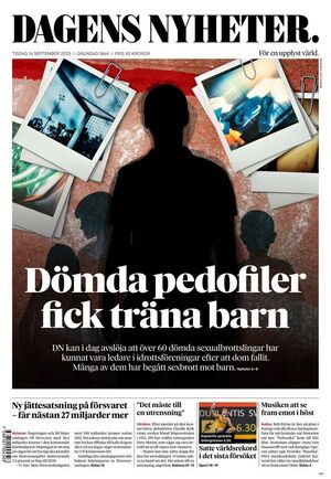Förstasida Dagens Nyheter