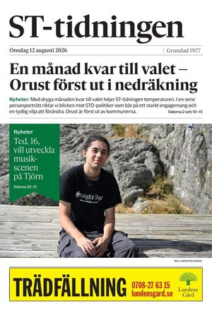 Förstasida ST-tidningen