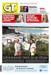 Förstasida Gotlands Tidningar