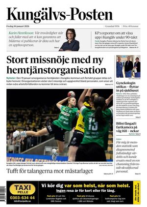 Förstasida Kungälvs-Posten
