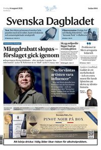 Förstasida Svenska Dagbladet