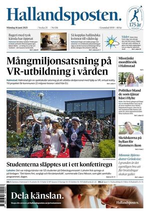 Förstasida Hallandsposten