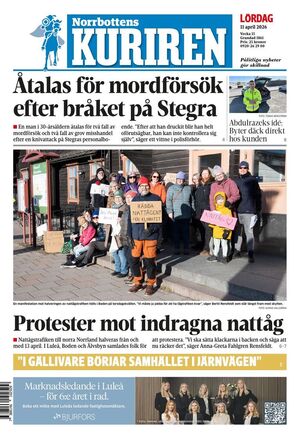 Förstasida Norrbottens-Kuriren
