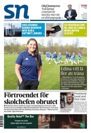 Förstasida Södermanlands Nyheter
