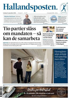 Förstasida Hallandsposten