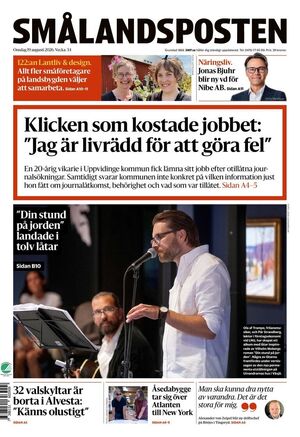 Förstasida Smålandsposten