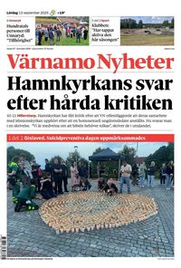 Förstasida Värnamo Nyheter