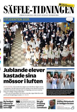 Förstasida Säffle-Tidningen