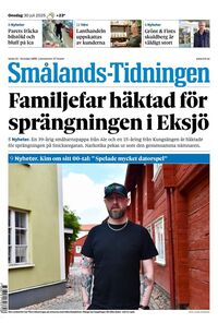 Förstasida Smålands-Tidningen