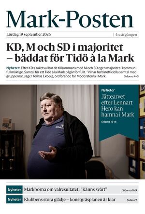 Förstasida Mark-Posten
